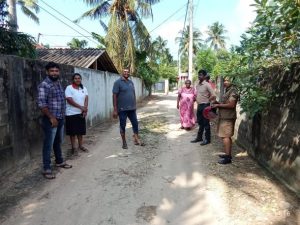 சுன்னாகம் உப அலுவலக எல்லைக்குட்பட்ட 12 ஆம் வட்டாரத்திற்குரிய சமூக கண்காணிப்பு குழு கலந்துரையாடல் .